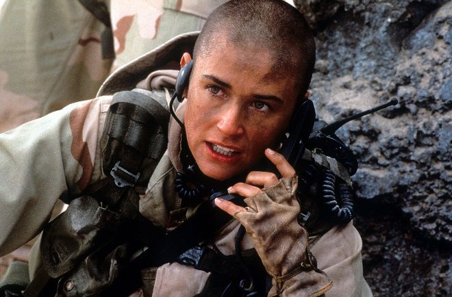 Demi Moore 1997 GI Jane