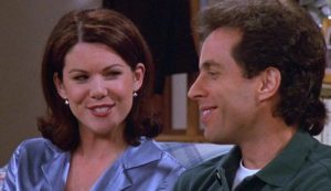 Lauren Graham 1997 with Jerry Seinfeld